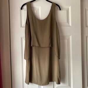 Kensie Light Olive Green Sleeveless Shift Dress